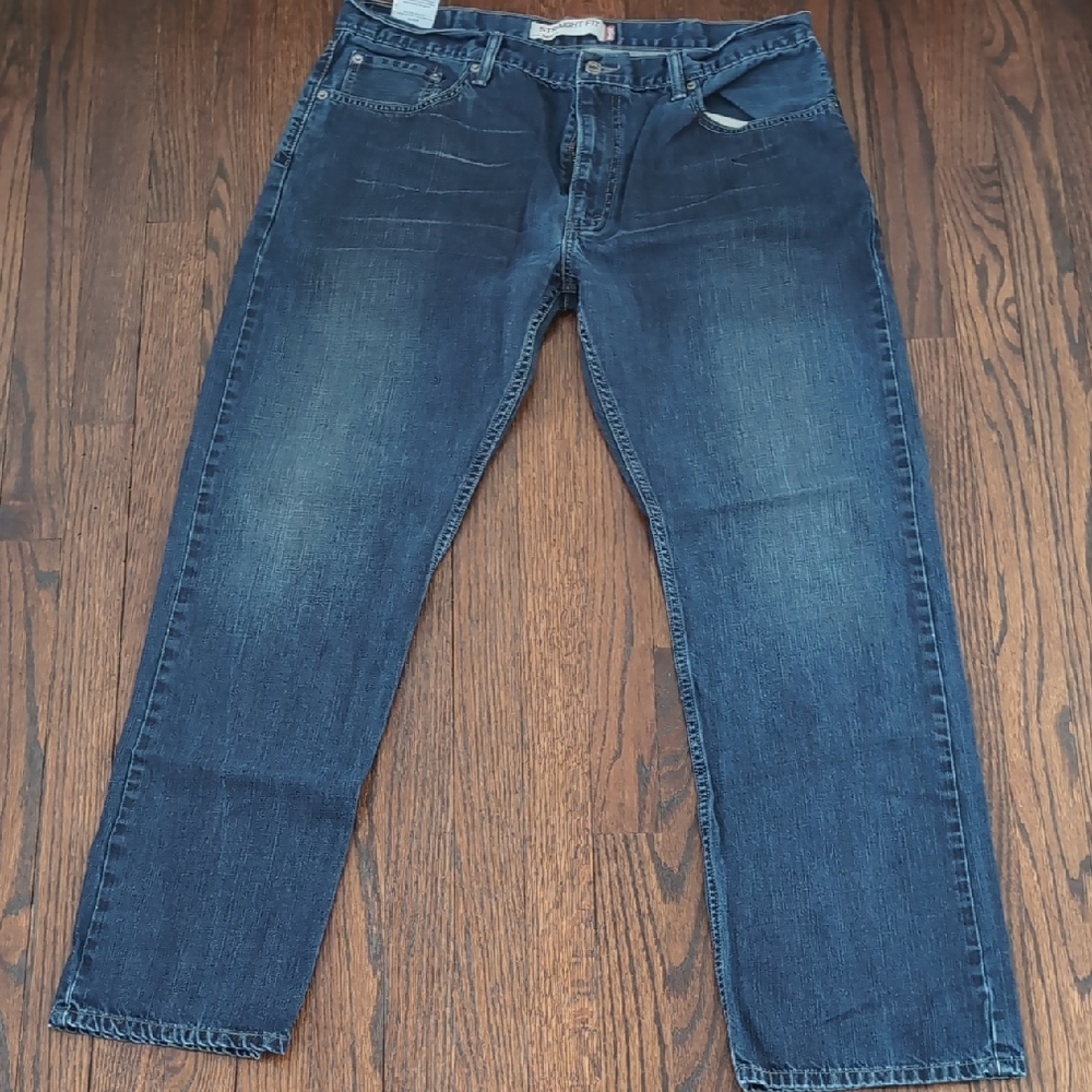 Levi's Dark Blue Straight Jeans